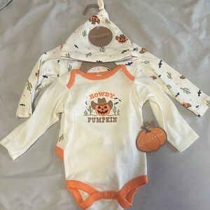 Howdy Pumpkin Set NWT